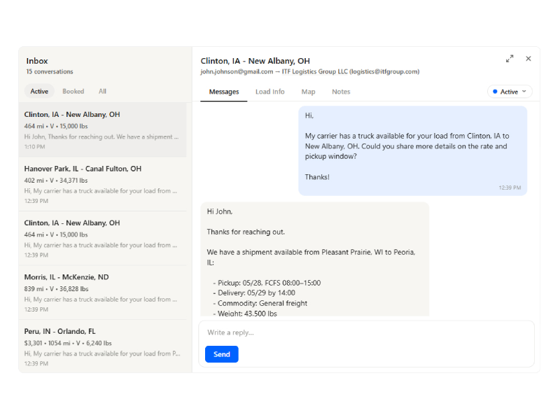 Unified inbox view