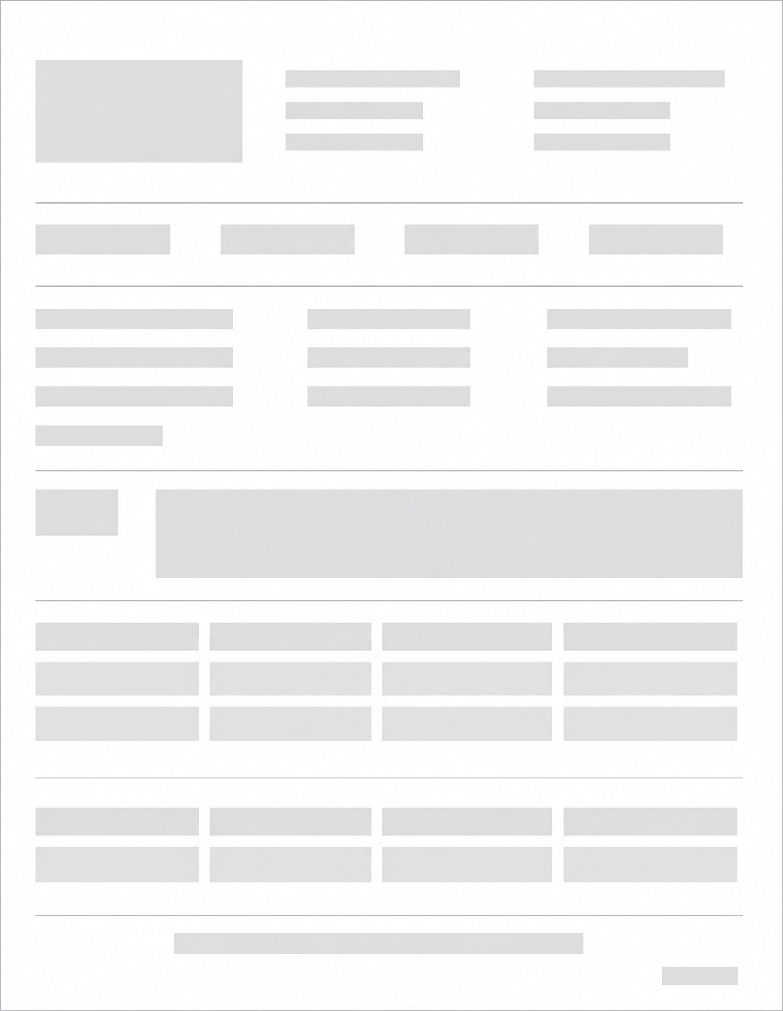 Rate confirmation document